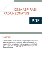 Pneumonia Aspirasi Pada Neonatus