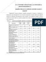 ANaliza Economico Financiara