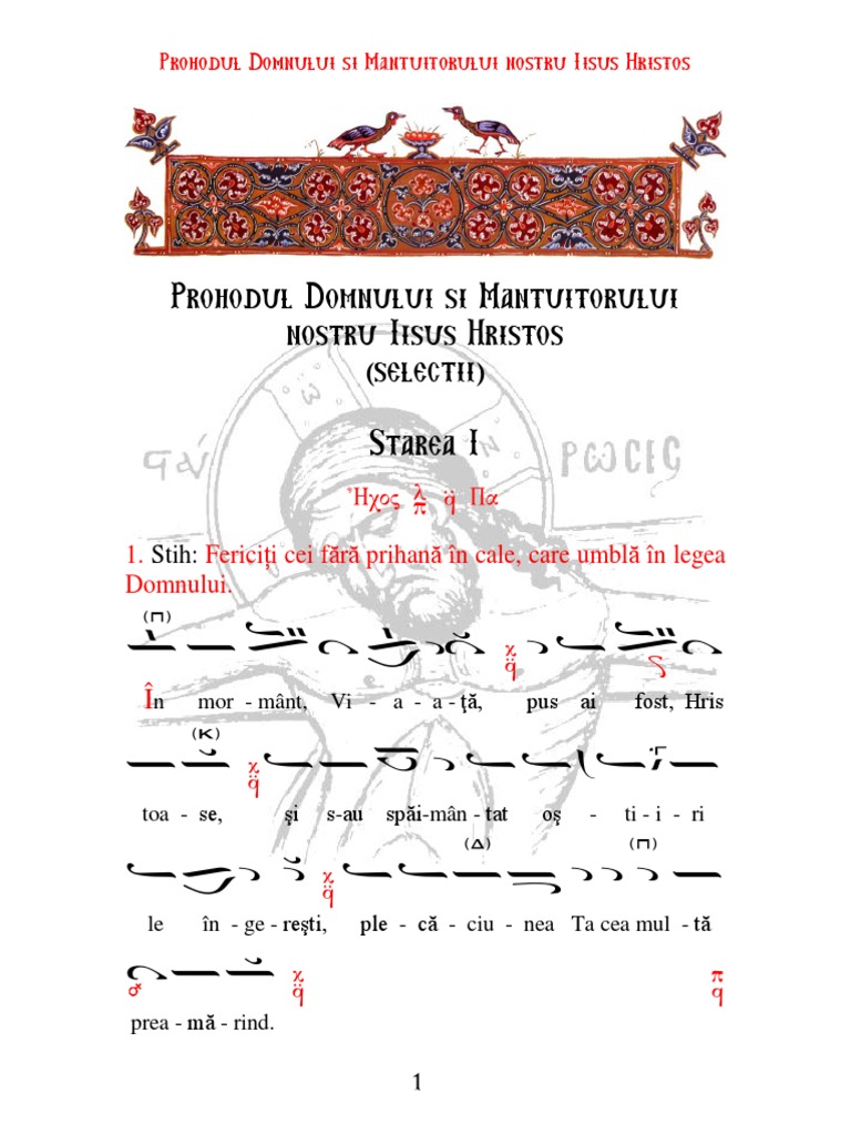 Prohodul Domnului Si Mantuitorului PDF | PDF
