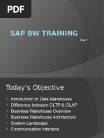 SAP BW Training-Day1