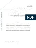 Noncommutative Geometry From Strings and Branes: A, B A, B A1