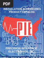 Download PIE Installation Accessories Product Catalog  by  PIE  Precision Interface Electronics SN26282743 doc pdf