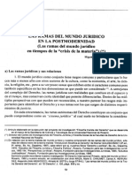 Las Ramas Juridicas en La Post Modernidad - Ciuro Caldani