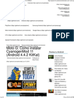 Como Instalar CyanogenMod 11 (Android 4.4.2 KitKat) PDF