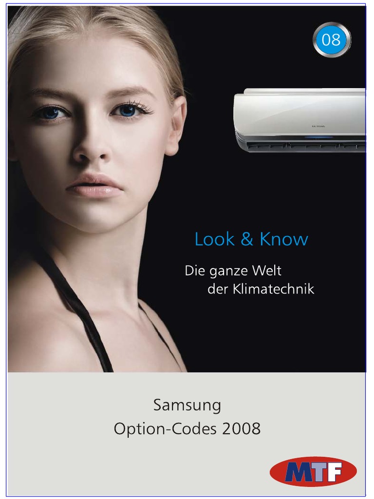 Unlock Codes Samsung Air Conditioning Systems | PDF | Consumer ...