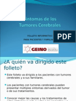 Folleto Tumores Cerebrales