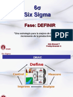 Fase Definir Six Sigma