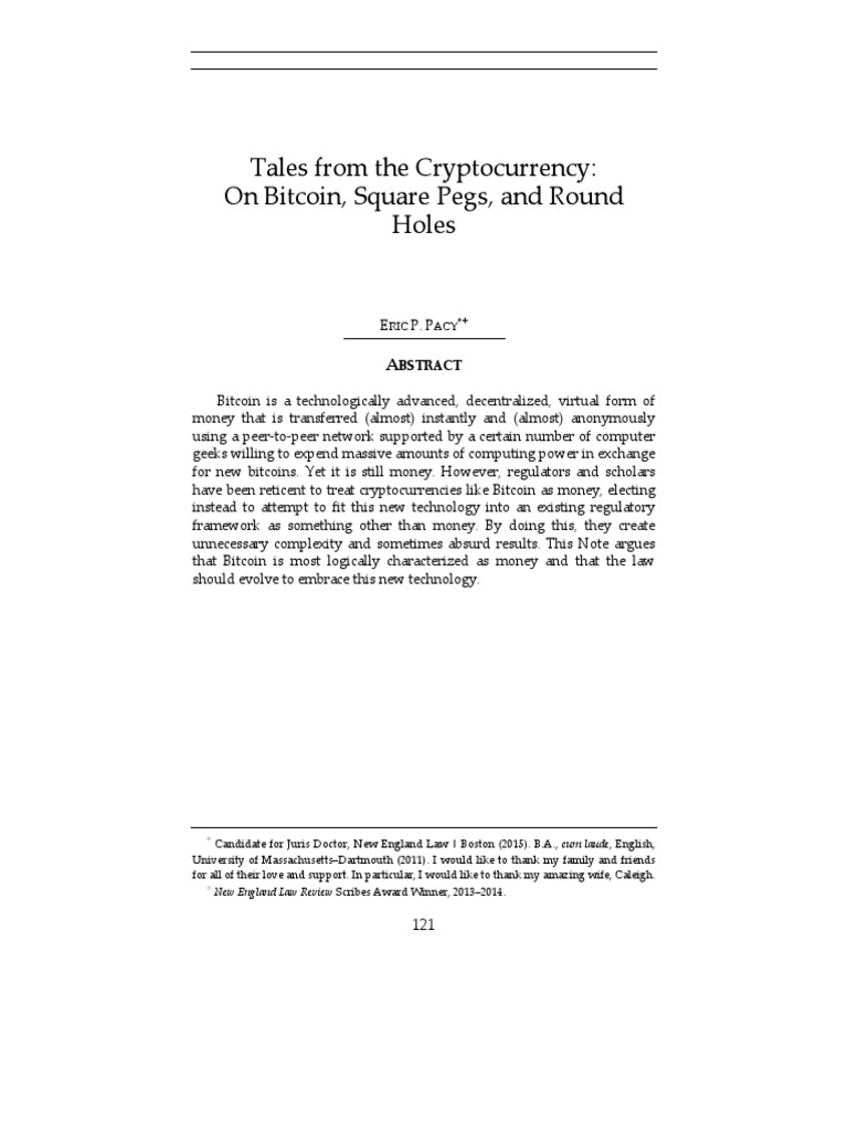 Bitcoin: Money or Misunderstood? | PDF | Bitcoin | Cryptocurrency