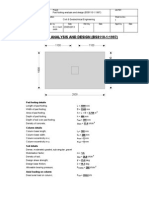 Pad Footing Design Overturning MT