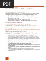 Resume - Laurel Monroe Enoch