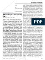 Oblique Rifting in Slow Spreading Ridge