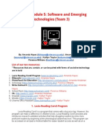 Module 5 Softwareandemergingtechnologies