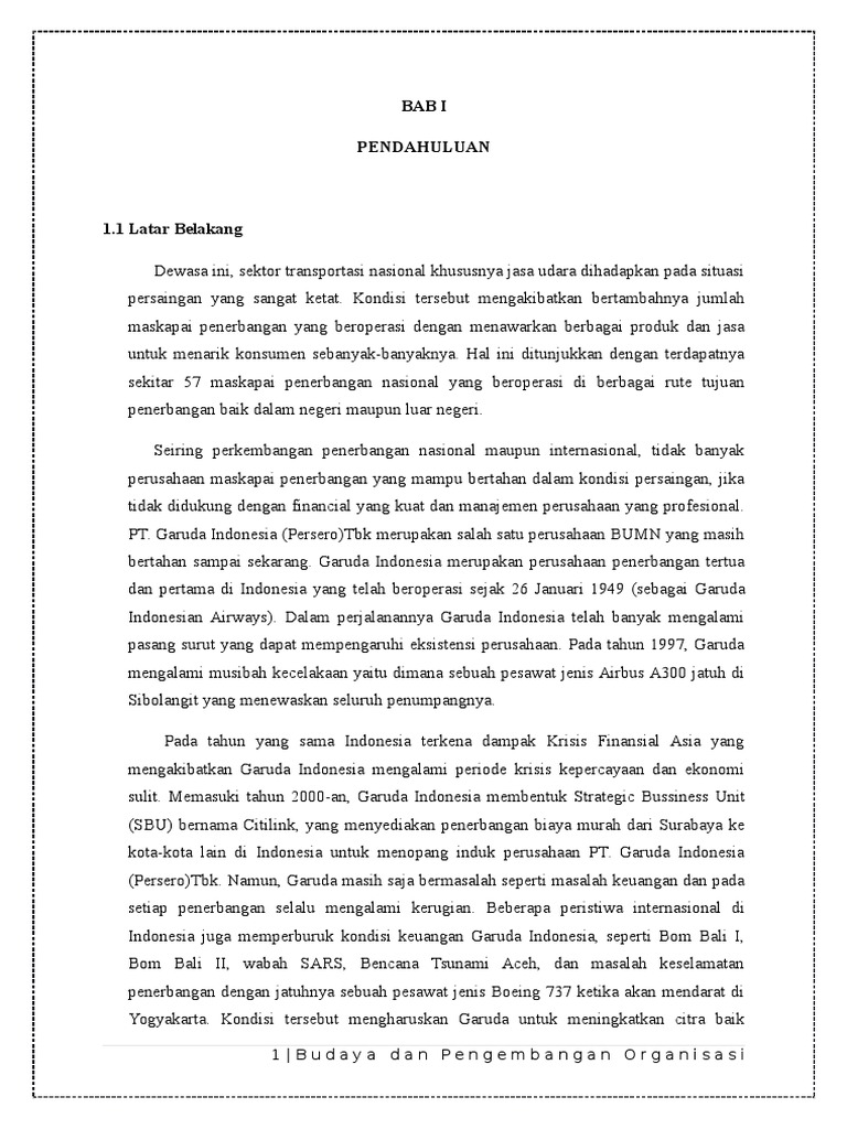 Kasus Pt Garuda Indonesia