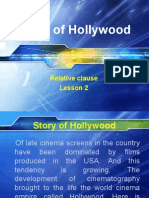 Story of Hollywood: Relative Clause Lesson 2