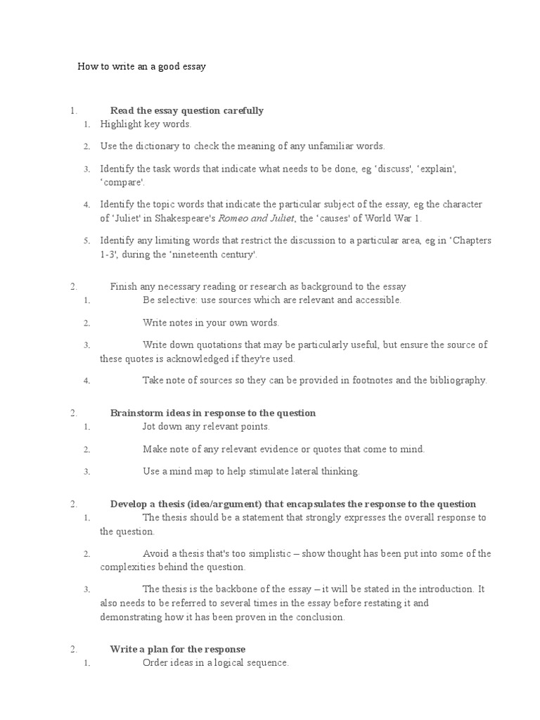 how to write a good synthesis essay reading