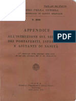 Appendice all'Istruzione sul servizio portaferiti infermieri e aiutanti di sanità (2690) 1941