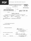 Frederick Remon Robinson Criminal Complaint
