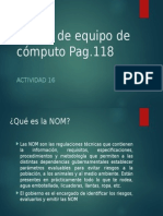 16 Norma de Equipo de Computo PG 118