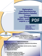 Proceso Lean Definir Medir Analizar Mejorar y Controlar - Javier Mejía NIeto