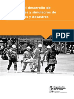 Guia Para El Desarrollo de Simulaciones y Simulacros de Emergencias y Desastres