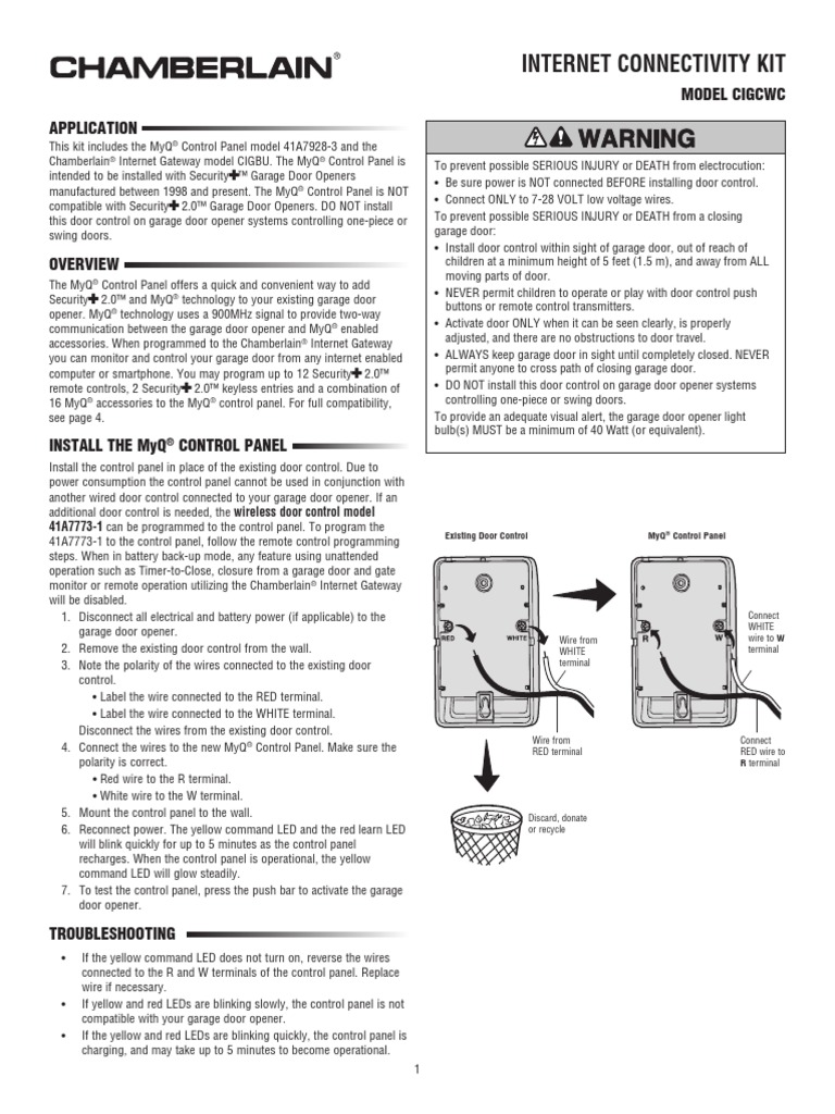 Liftmaster Myq Manual Pdf Troubleshooting