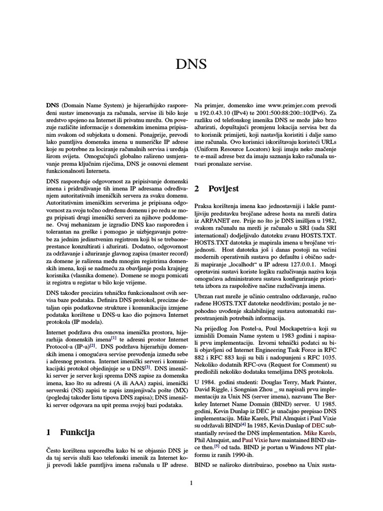 DNS | PDF