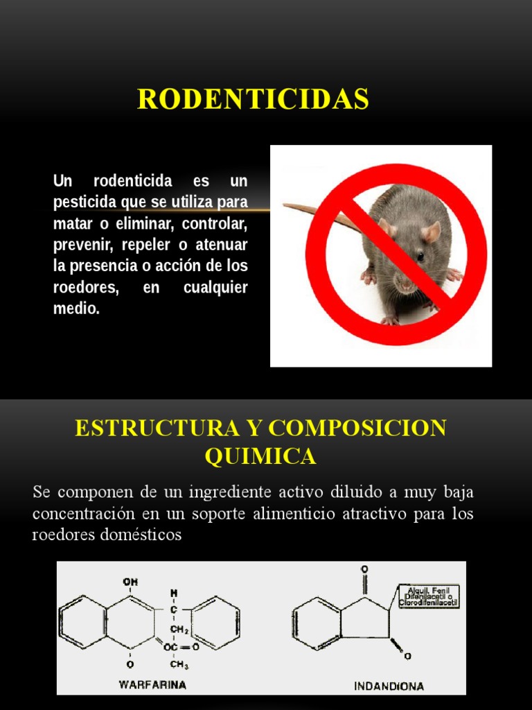 Tipos y Efectos de Rodenticidas Anticoagulantes | PDF | Especialidades ...