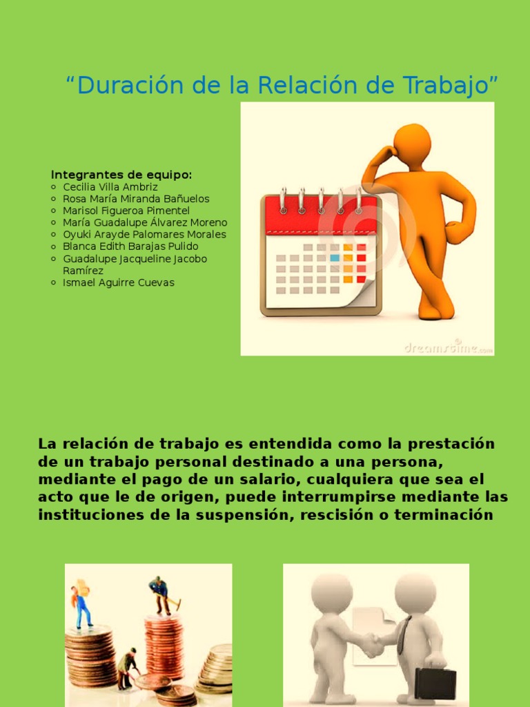 Duración de La Relación de Trabajo PDF