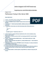 SQL Performance Tuning