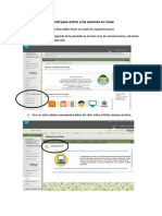 Tutorial para Entrar A Las Sesiones en Linea PDF