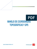 Manejo de Coordenadas Topográficas y Gps