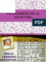 Psicogénesis de la escritura