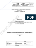 Programa de Vigilancia Epidemiolgica Riesgo Biologico