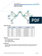 3.2.1.7 Packet Tracer - Configuring VLANs Instructions PDF