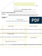 Medication: Active Learning Template