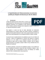 Análisis Intervención de SIT en Denuncias Robo Celulares