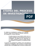 Etapas Del Proceso de Investigación