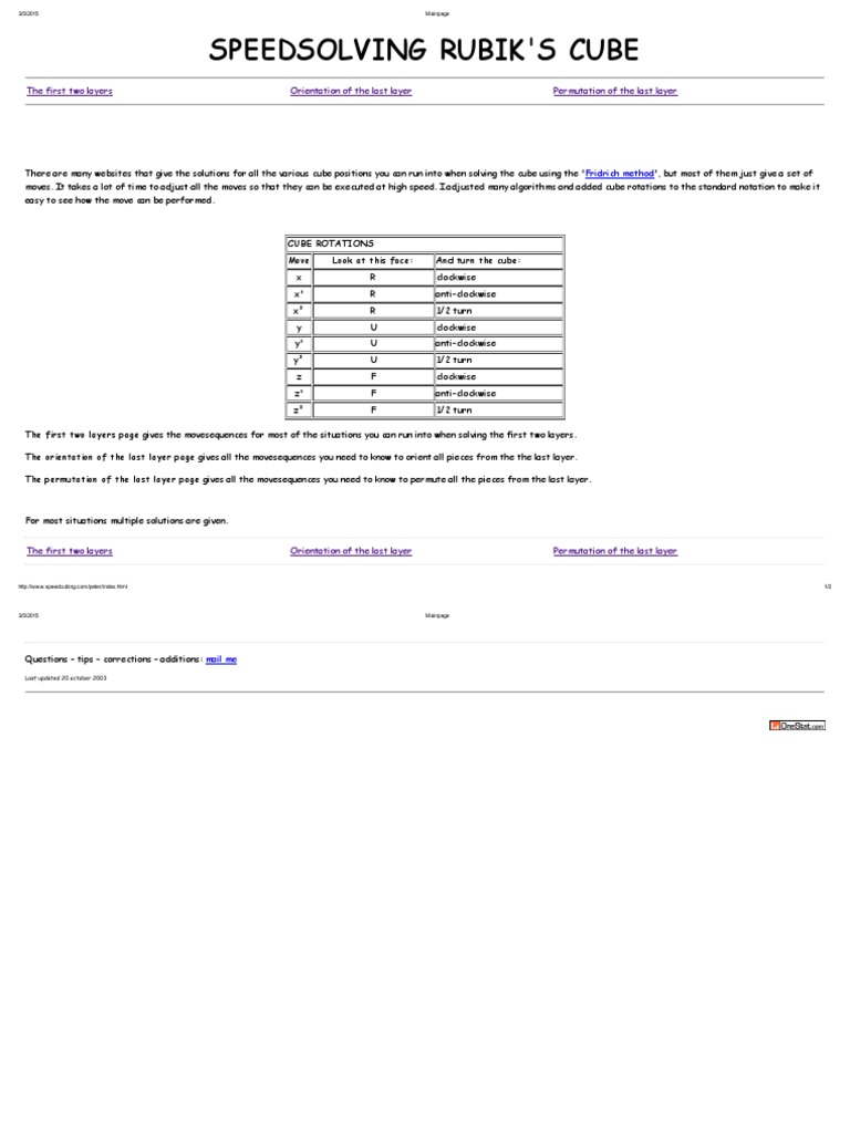 Rubik | PDF