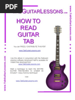 Download How to Read Guitar Tablature by Stephen Kinford SN26289746 doc pdf
