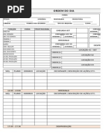 ORDEM DO DIA (MODELO)