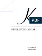 K Reference Manual