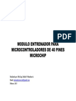 Modulo Entrenador para Microcontroladores de 40 Pines - 2015