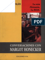 Conversaciones Con Margot Hoenecker