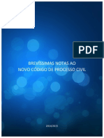 BREVI¦üSSIMAS NOTAS AO NOVO CODIGO DE PROCESSO CIVIL (E-BOOK)[1]