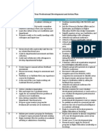 5 Year Professional Development Plan