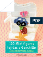 100 Mini Figuras Tejidas a Ganchillo
