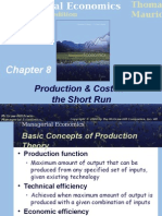 Production & Cost in The Short Run: Ninth Edition Ninth Edition