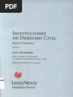 Instituciones de Derecho Civil Parte General - Tomo I - Primera ...