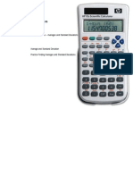 HP Calculators: HP 10s Statistics - Averages and Standard Deviations