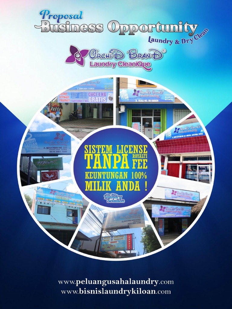 Proposal Usaha Laundry Orchid Brand